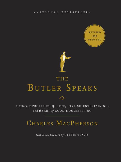 Title details for The Butler Speaks by Charles MacPherson - Available